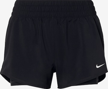 NIKE - Regular Calças de desporto 'ONE' em preto: frente
