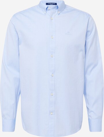 GANT - Ajuste regular Camisa de negocios en azul: frente