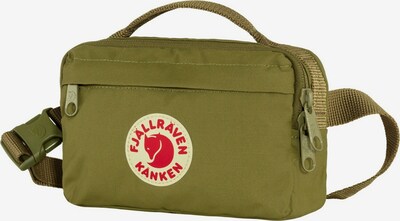 Fjällräven Sacs banane 'Kanken' en beige / olive / rouge, Vue avec produit