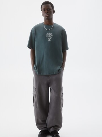 T-Shirt Pull&Bear en vert