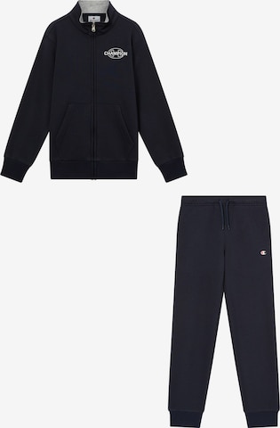 Champion Authentic Athletic Apparel Jogginganzug in Blau: Vorderseite