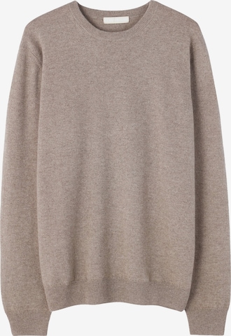 Pullover 'Men's Essential Crewneck Cashmere Sweater' di GOBI Cashmere in grigio: frontale