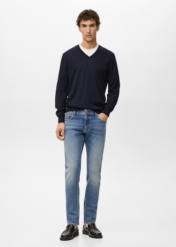 MANGO MAN Regular Jeans 'Jan' in Blue
