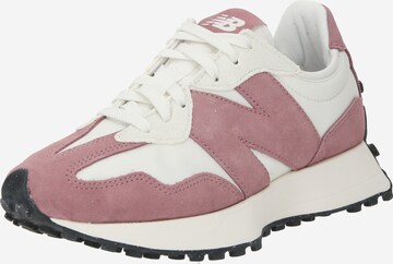 Baskets basses '327' new balance en rose : devant