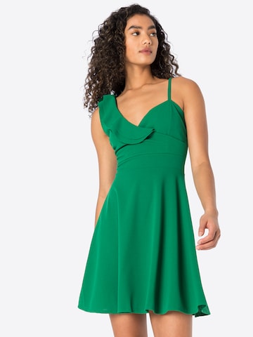 Robe de cocktail 'JOLENE' WAL G. en vert : devant