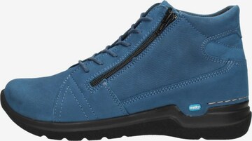 Chaussure à lacets 'Why' Wolky en bleu : devant