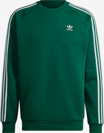 Bluză de molton 'Adicolor Classics 3-Stripes' de la ADIDAS ORIGINALS pe verde: față