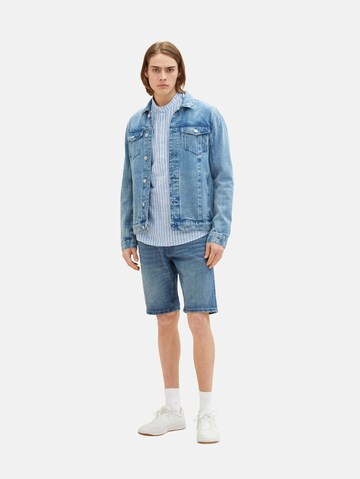 TOM TAILOR DENIM Regular Shorts in Blau