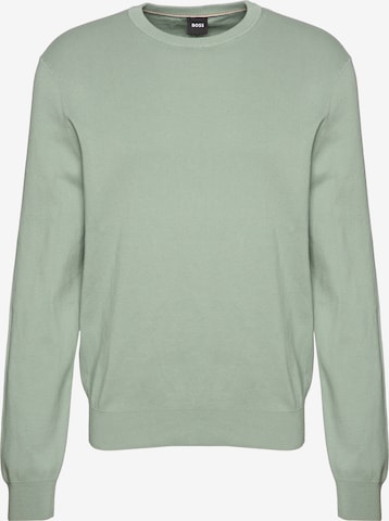 BOSS Sweater in Green: front