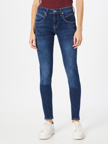 Mavi Skinny Jeans 'Adriana' in Blauw: voorkant