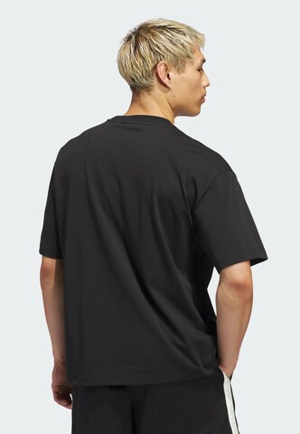 Maglietta 'Only The Best For The Athlete' di ADIDAS ORIGINALS in nero