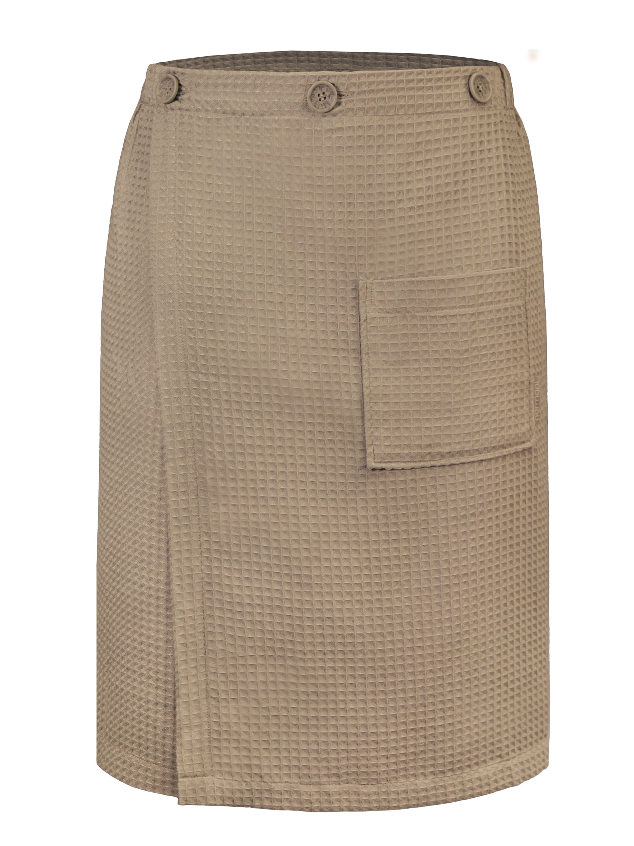 normani Saunakilt ' Megara ' in Beige: Vorderseite