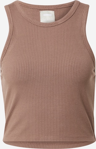 ABOUT YOU x Sofia Tsakiridou Top 'Irma' in Brown: front