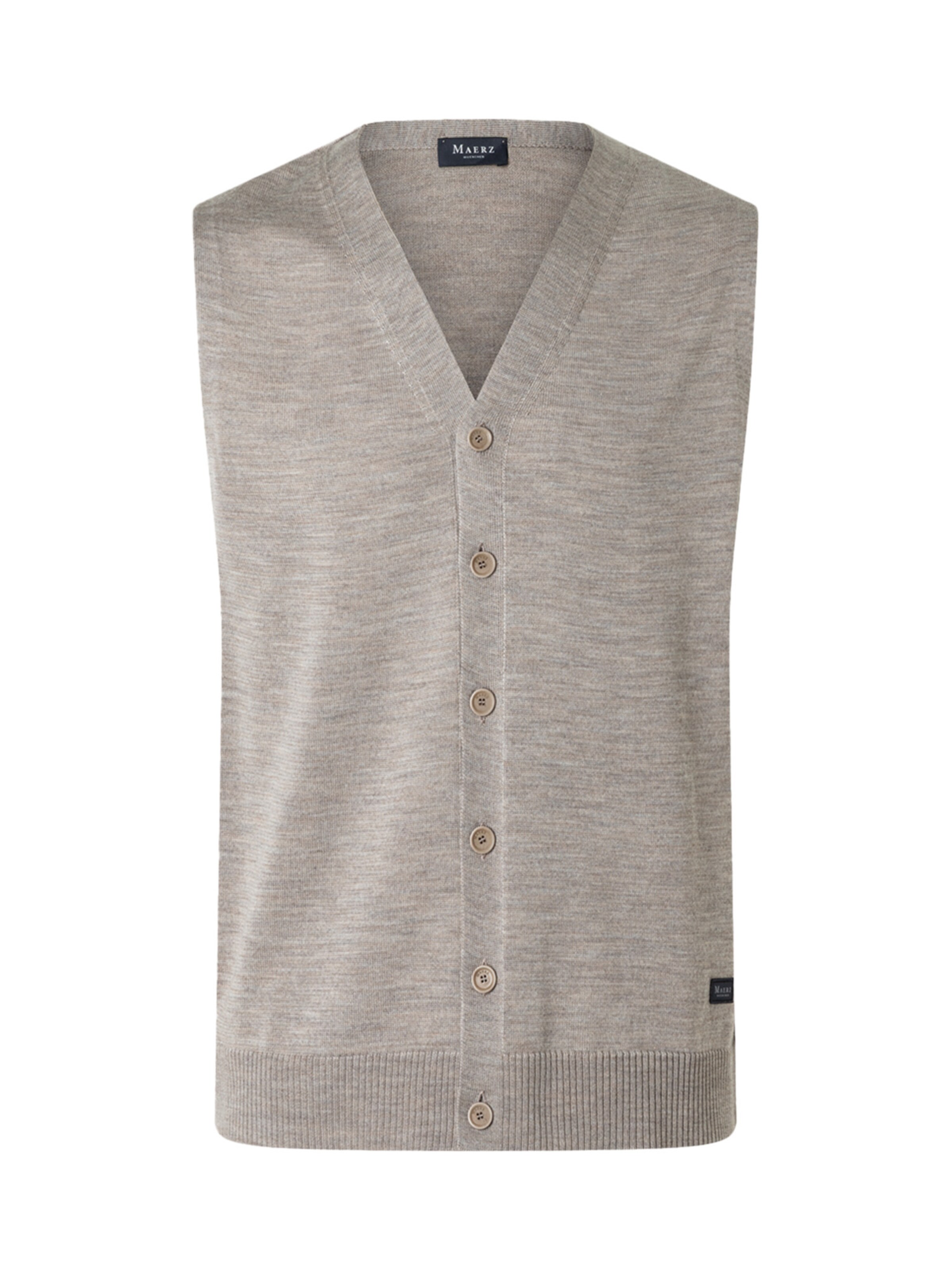 MAERZ Muenchen Pullunder in Beige: Vorderseite