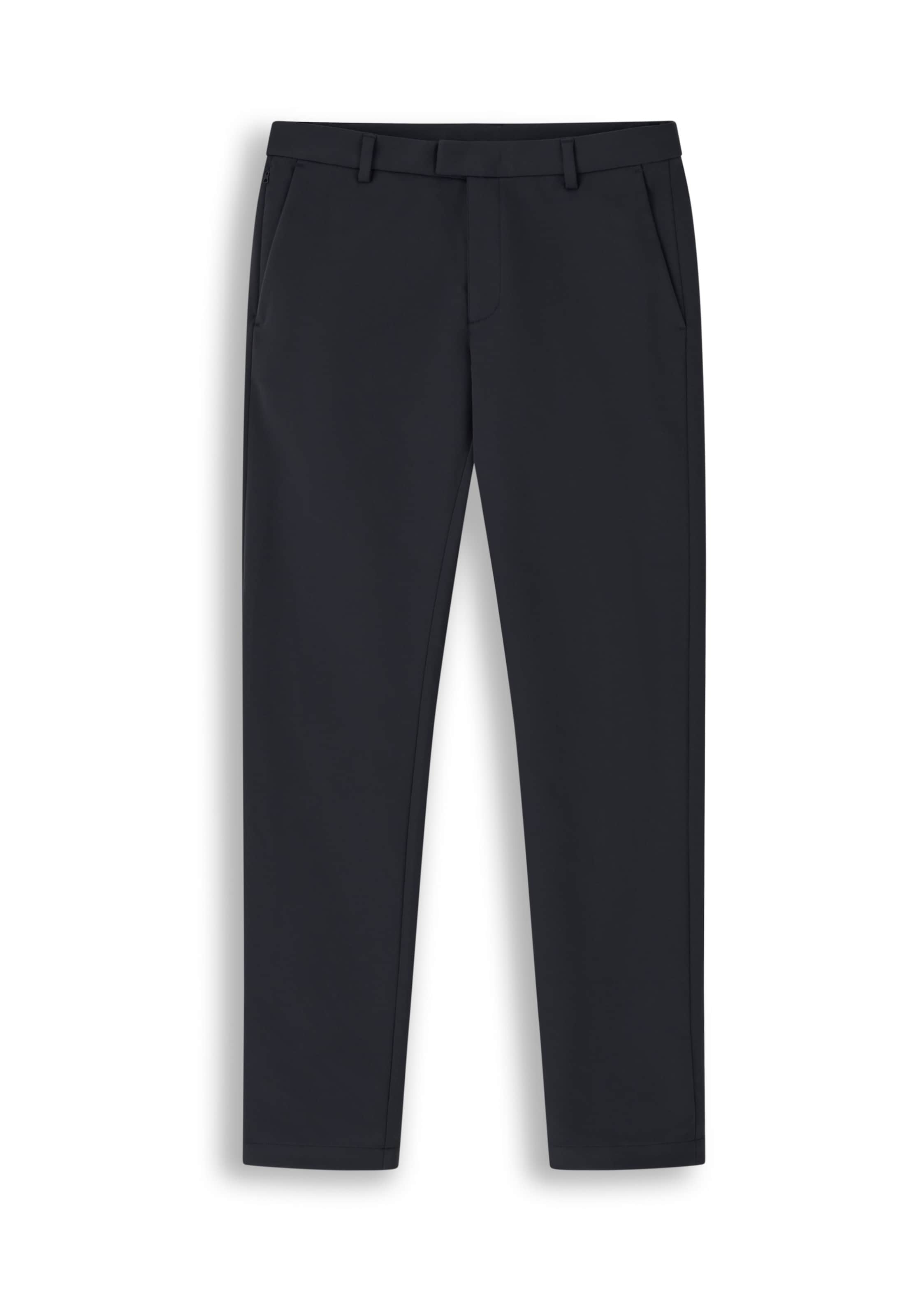 Coupe slim Pantalon à plis Boggi Milano en bleu : devant