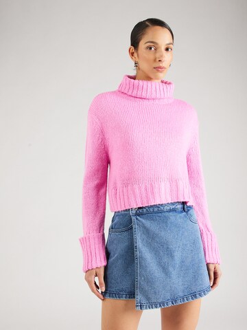 BRAVE SOUL Pullover i pink