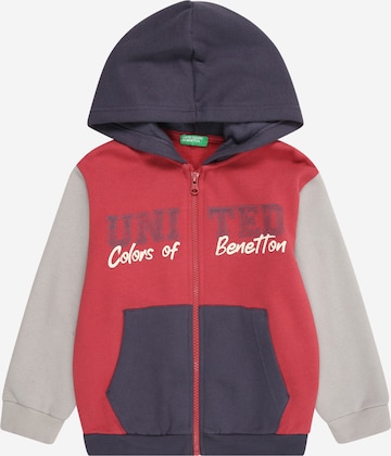 UNITED COLORS OF BENETTON Sweatjacka i röd: framsida