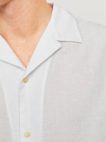 JACK & JONES Comfort Fit Hemd 'JJSummer Resort' in Weiß
