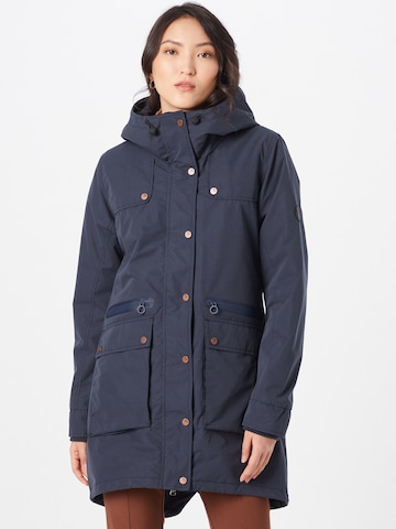 Alife and Kickin Between-Seasons Coat 'CharlotteAK C' in Blue: front