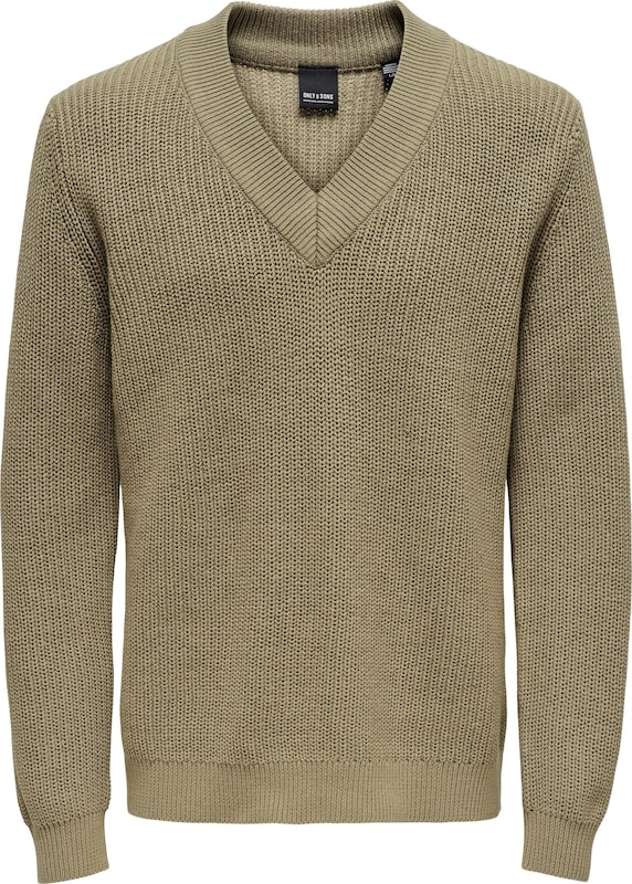 Only & Sons Pullover in Greige