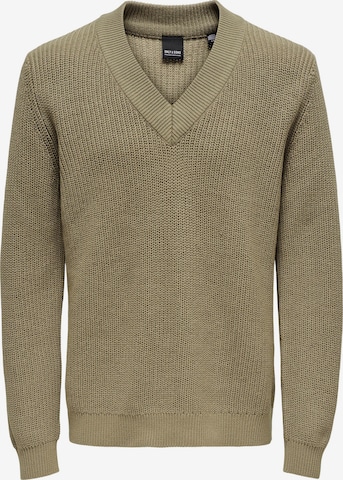 Pullover di Only & Sons in grigio: frontale