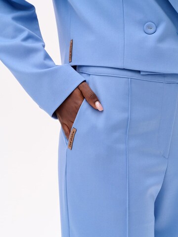 Blue Shadow Regular Pants in Blue