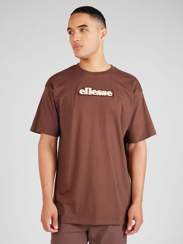 ELLESSE Shirt 'Kem' in Bruin: voorkant