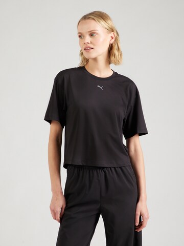 PUMA Funktionstopp 'Cloudspun' i svart: framsida