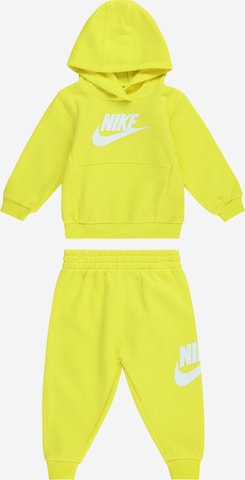 Nike Sportswear Φόρμα τρεξίματος 'CLUB FLEECE' σε κίτρινο: μπροστά