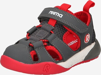 Reima Open schoenen in de kleur Bloedrood / Zwart / Wit, Productweergave