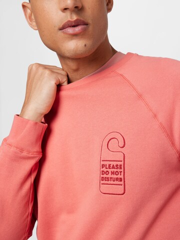 Brava Fabrics Sweatshirt 'Do Not Disturn' in Pink