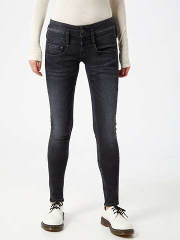 Herrlicher Slim fit Jeans in Black: front