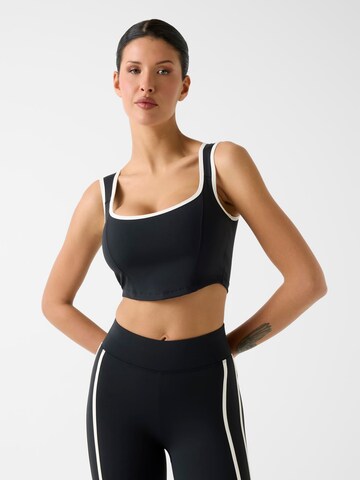 GUESS Top in Black: front