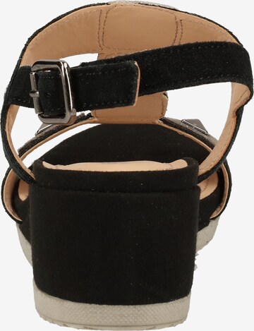 GEOX Strap Sandals in Black