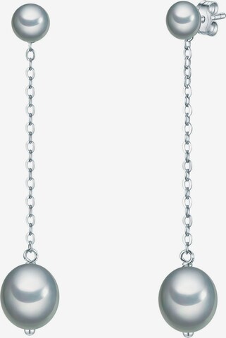 Boucles d'oreilles Valero Pearls en argent : devant