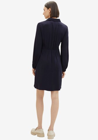 TOM TAILOR Shirt Dress in Blue