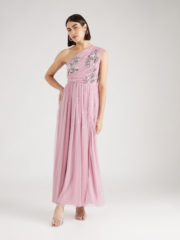 Robe de soirée Maya Deluxe en rose : devant