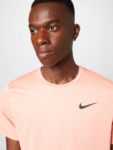 NIKE Performance Shirt 'Pro' in Orange