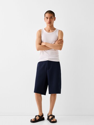 regular Pantaloni di Bershka in blu