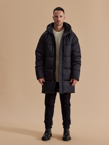 DAN FOX APPAREL Winter Coat 'Alessio' in Black