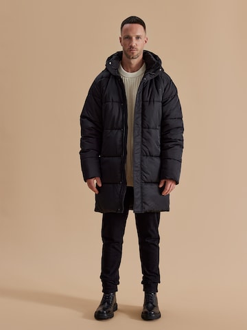 Manteau d’hiver 'Alessio' DAN FOX APPAREL en noir