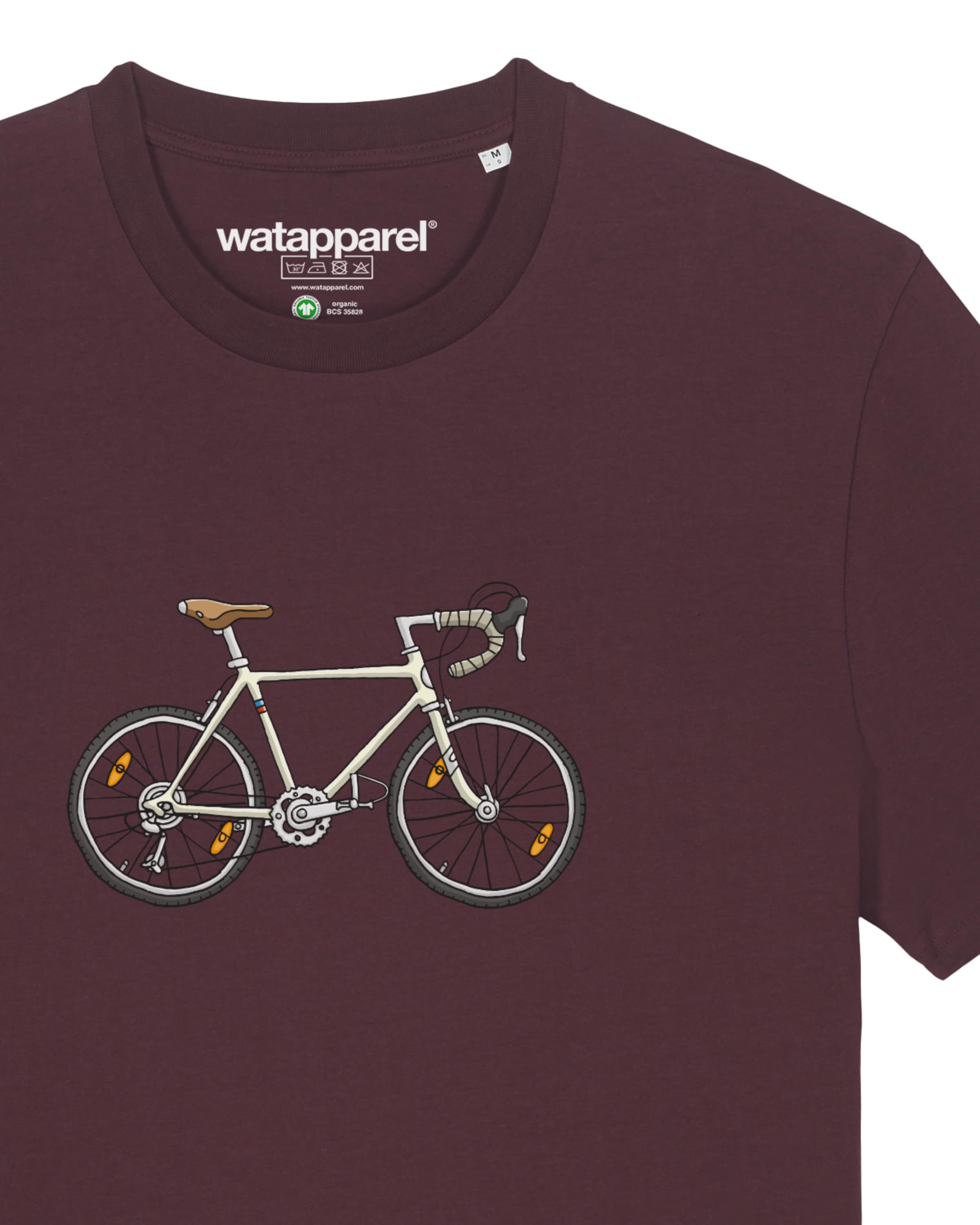 Maglietta ' Doodle Bike ' di Watapparel in rosso