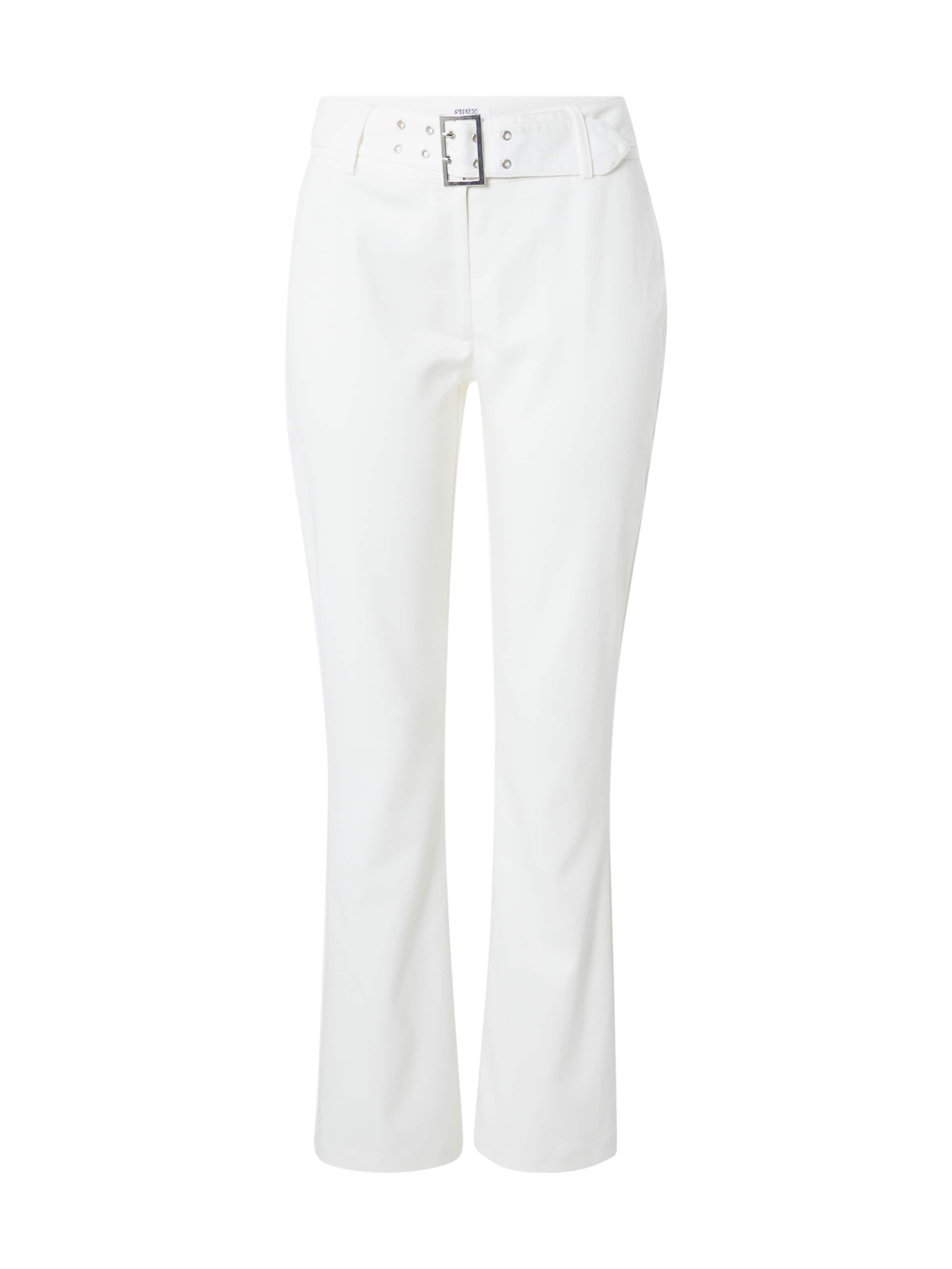 SHYX Boot cut Trousers 'Luce' in White: front