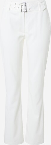 Bootcut Pantalon 'Luce' SHYX en blanc : devant