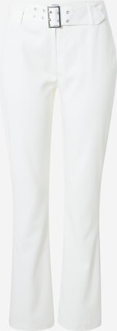 SHYX Bootcut Παντελόνι 'Luce' σε λευκό: μπροστά