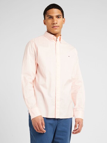 TOMMY HILFIGER Regular Fit Hemd in Pink: Vorderseite