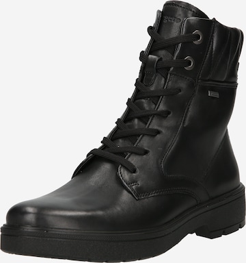 Legero Lace-Up Ankle Boots 'MYSTIC' in Black: front