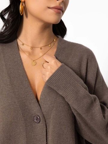 SASSYCLASSY Oversizestrickjacke‌‌‌‌‌‌‌ in Grau