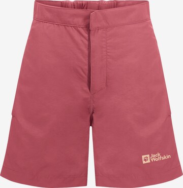 JACK WOLFSKIN Regular Outdoor broek 'SUN' in Roze: voorkant