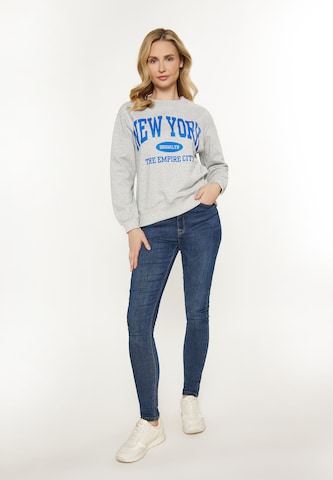 usha BLUE LABEL Sweatshirt 'Fashion Look' in Grijs